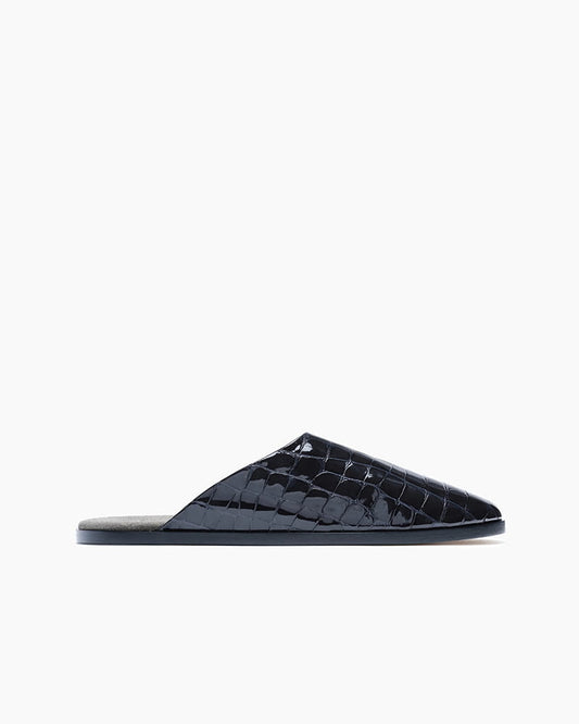 Urban-Lounge-Croc-Embossed-Slide-Mules-5