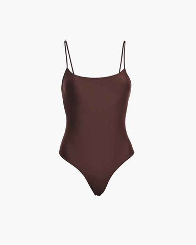 Chic Vacation Thin-Strap One-Piece Swimwear