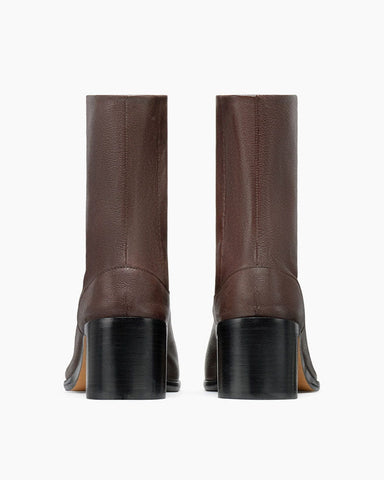 Crescent Split-Toe Ankle Boots