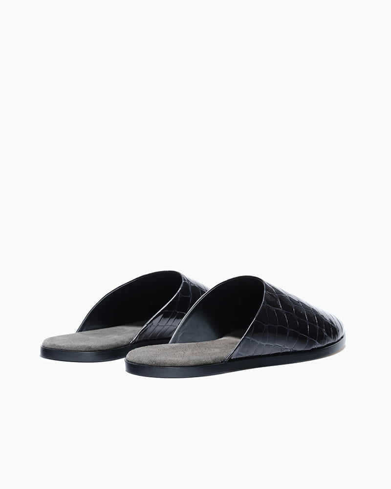 Urban-Lounge-Croc-Embossed-Slide-Mules-3