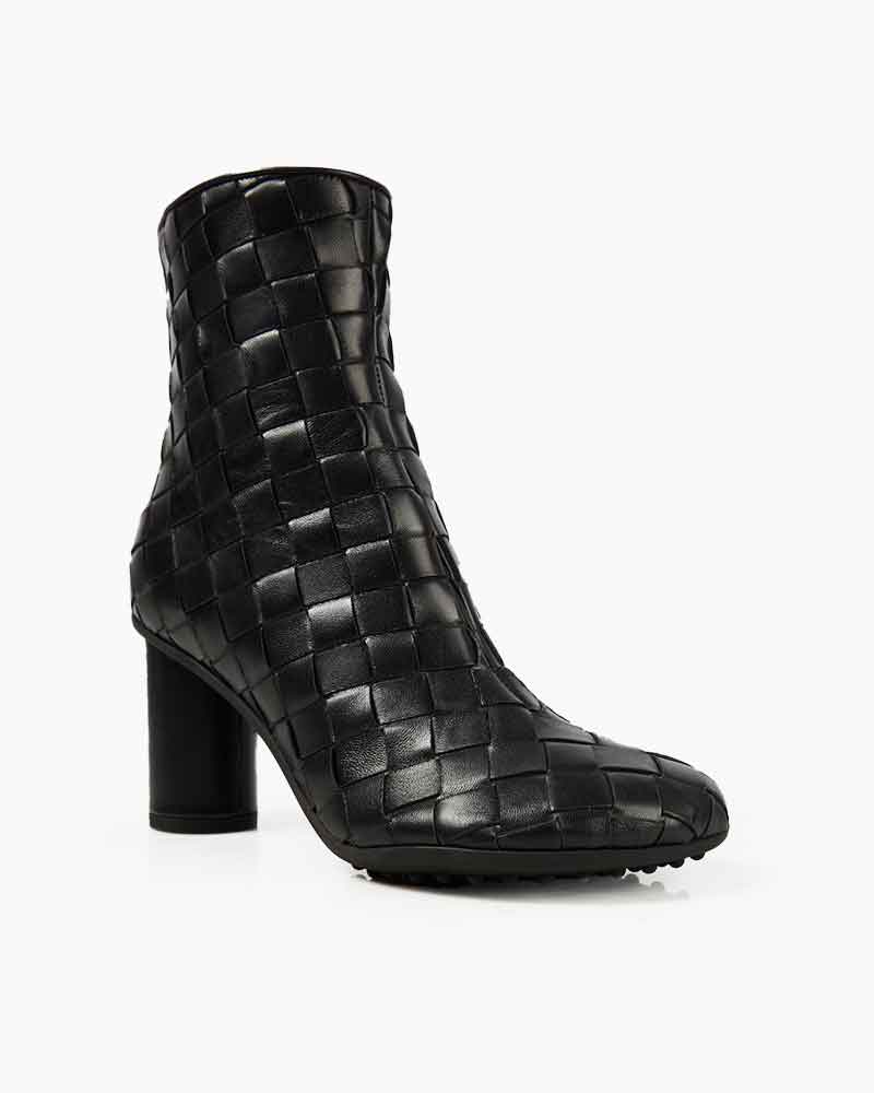 Women's Woven Suede Leather Boots