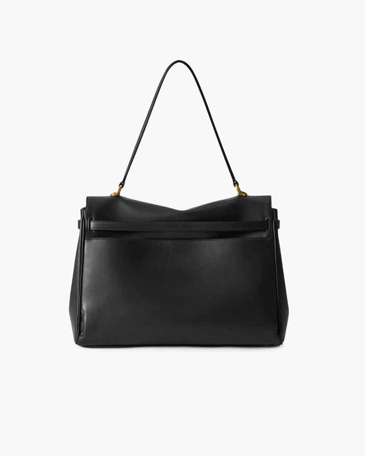 Multi-Way Large Double Flap Convertible Shoulder Bag