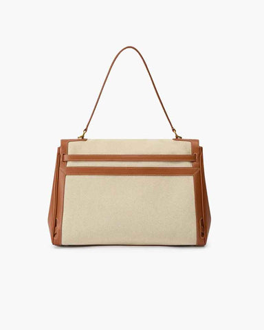 Multi-Way Large Double Flap Convertible Shoulder Bag