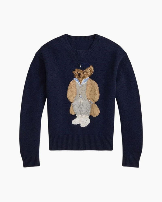 Women's Sweater with Bear Design