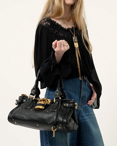 Women's Leather Paddington Handbag