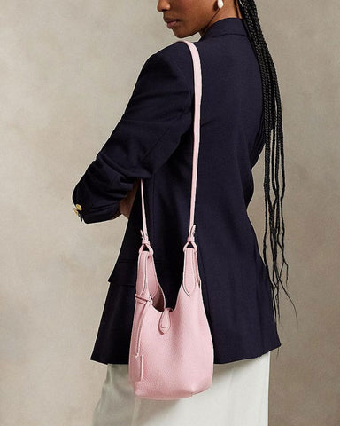 Refined Mini Pebbled Leather Shoulder Bag