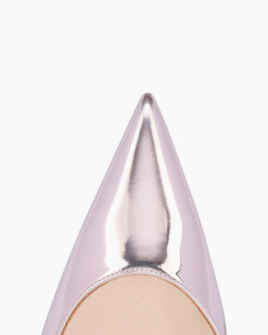 Women’s 100mm Pumps in Laminated Calf Leather