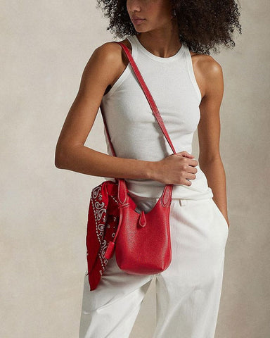 Refined Mini Pebbled Leather Shoulder Bag