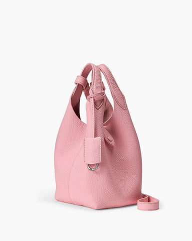 Refined Mini Pebbled Leather Shoulder Bag