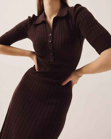 Elegant-Evening-Ribbed-Knit-Midi-Dress-3