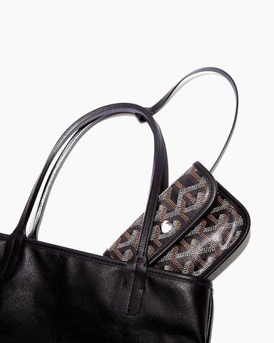 Mini Structured Leather Tote Bag