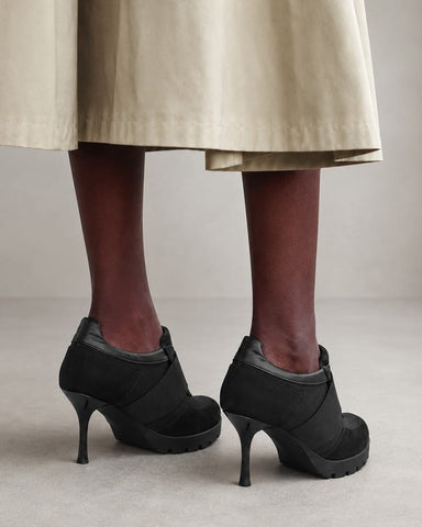 Women's City Commute Knit High-Heel Sneakers