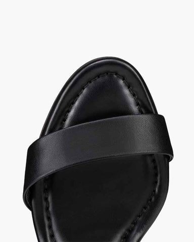 Miss Series - 100mm Patent Leather Mules Stiletto Heels