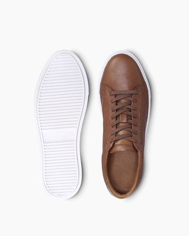Men's Classic Premium Leather Low-Top Sneakers