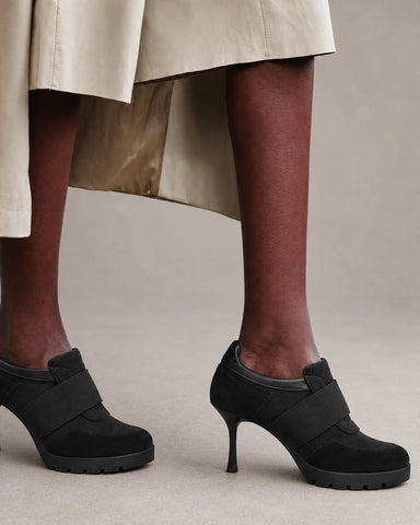 Women's City Commute Knit High-Heel Sneakers