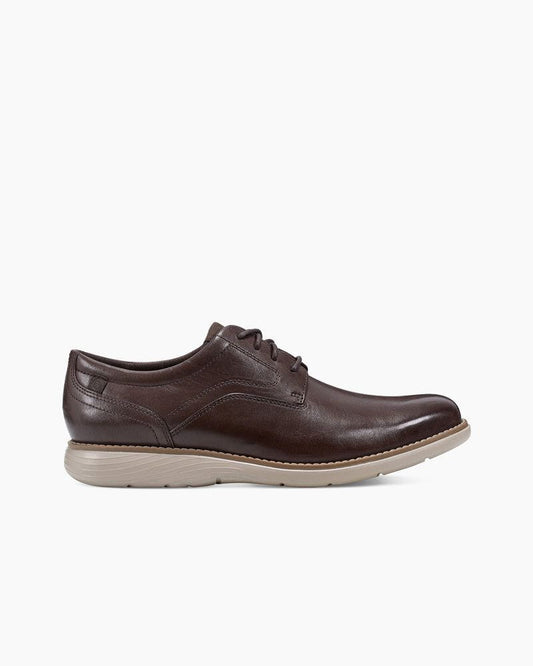 Men's Plain Toe Leather Oxford Dress Shoes
