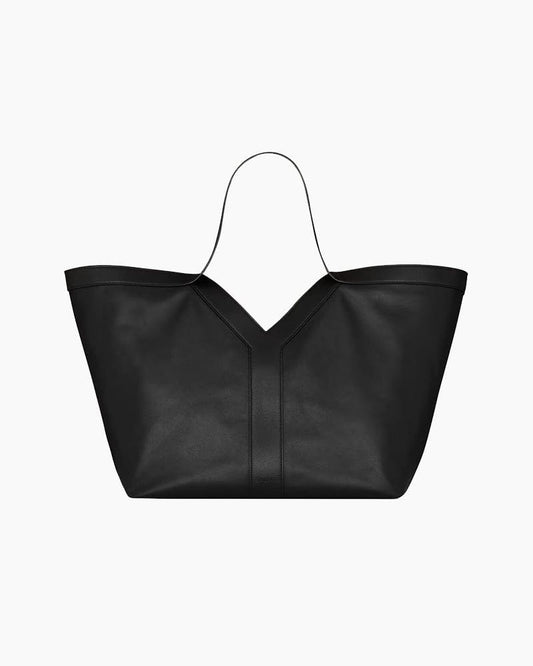 Y Design Large Leather Carryall Tote Bag