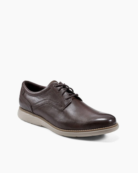 Men's Plain Toe Leather Oxford Dress Shoes