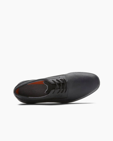Men's Plain Toe Leather Oxford Dress Shoes