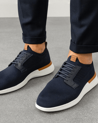 Men’s Swiftknit Derby Sneakers with Memory Foam Comfort
