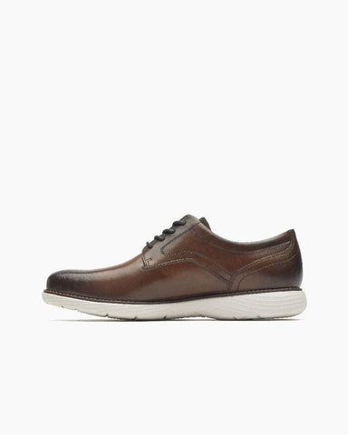 Men's Plain Toe Leather Oxford Dress Shoes