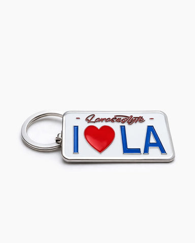 🎁 "I Love LA" Larosastyle Metal Heart Keychain (100% off)