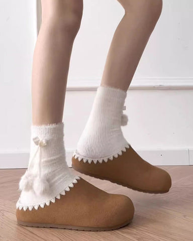 LarosaStyle birkenstock Lambswool Platform Bohemian Birkenstocks