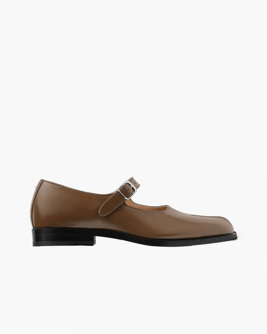 Tabi Chic Mary Jane Leather Ballet Shoes