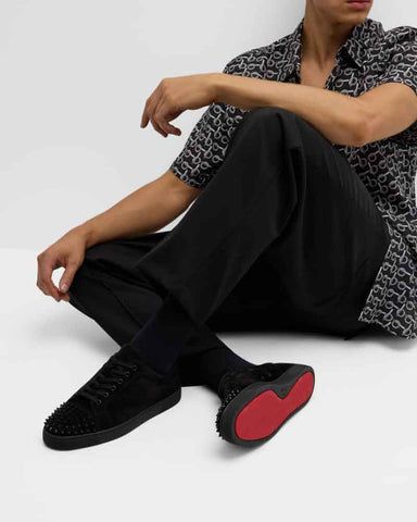 Men's Low-Top Spike Sneakers