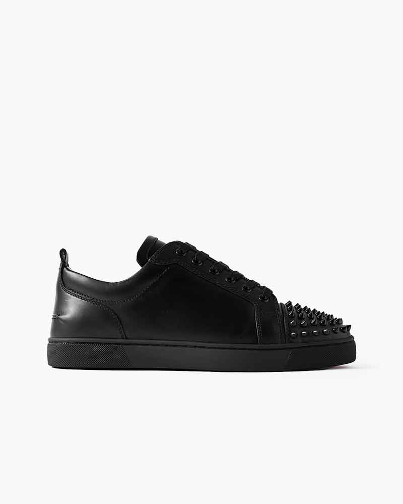 Men's Patent Spike Low-Top Sneakers