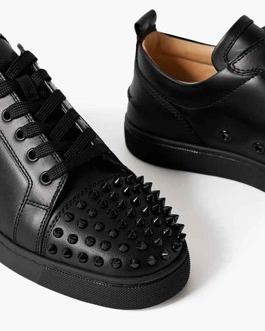 Men's Patent Spike Low-Top Sneakers