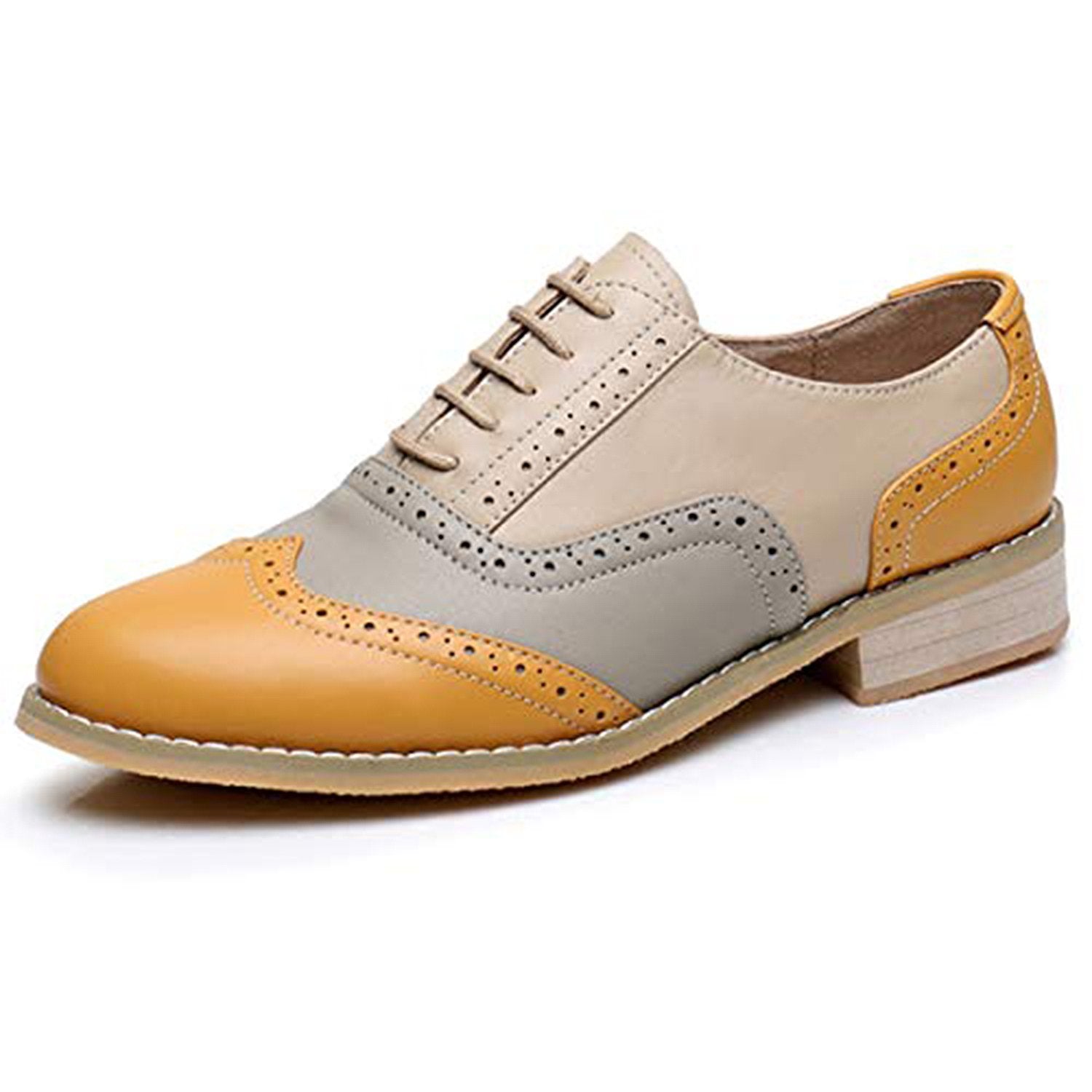 Classical-Leather-Wing-up-Brogues-Flat-Lace-up-Oxford-Shoes-Loafers