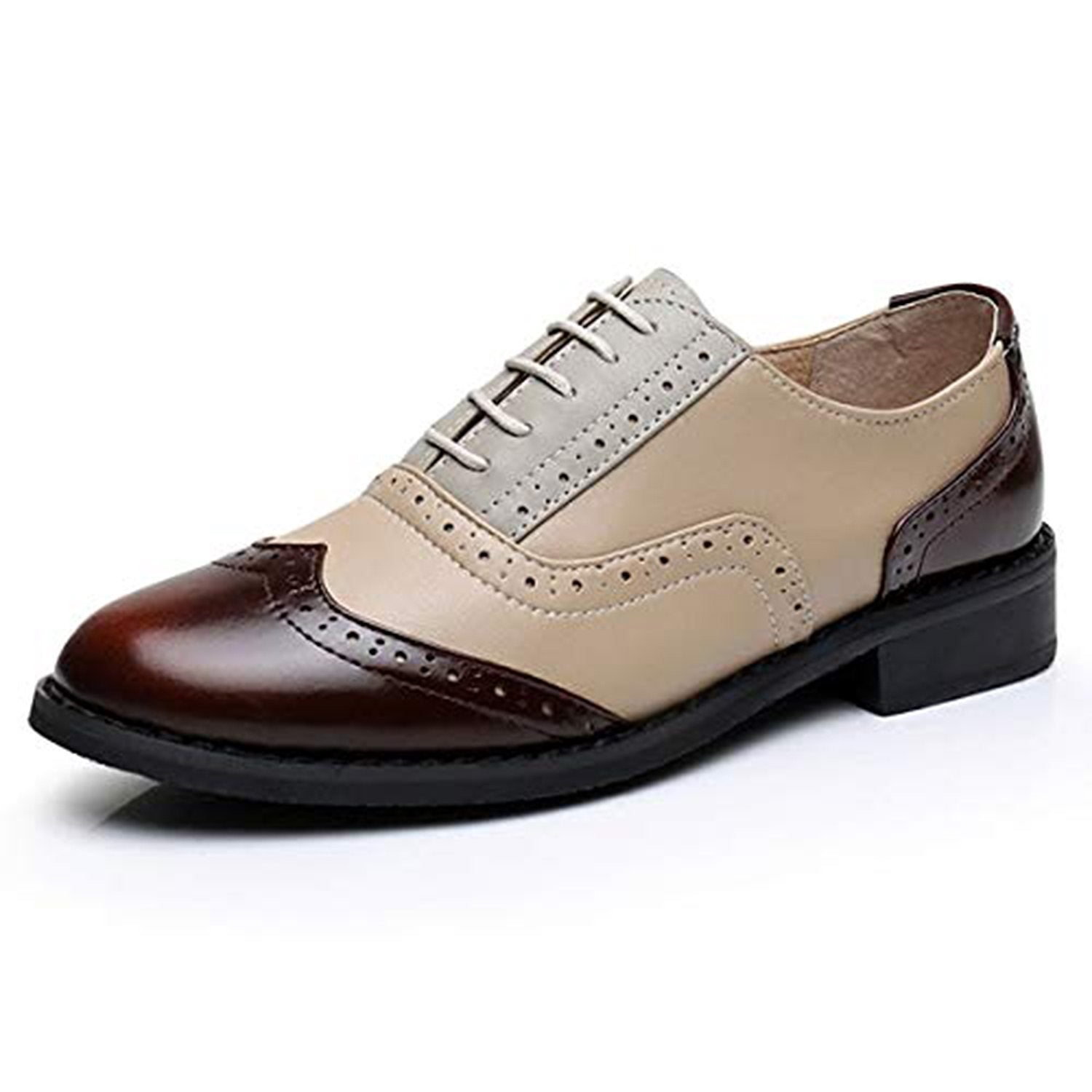 Classical-Leather-Wing-up-Brogues-Flat-Lace-up-Oxford-Shoes-Loafers