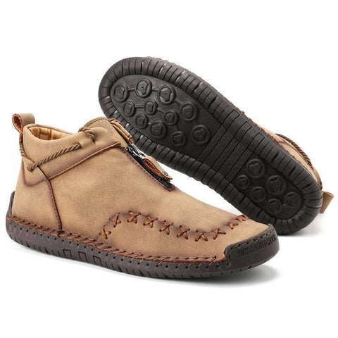 high-top-zipper-flat-large-size-ethnic-style-stitching-boots