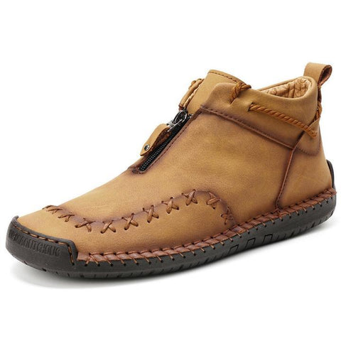 high-top-zipper-flat-large-size-ethnic-style-stitching-boots