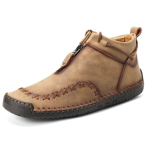 high-top-zipper-flat-large-size-ethnic-style-stitching-boots