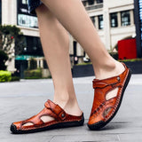 casual-breathable-handmade-leather-sandals