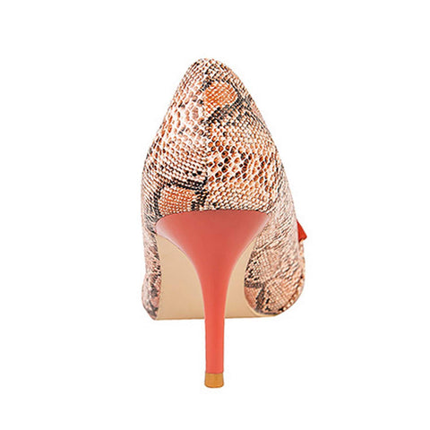 Point-toe-Snakeskin-Print-High-Heel-Pumps