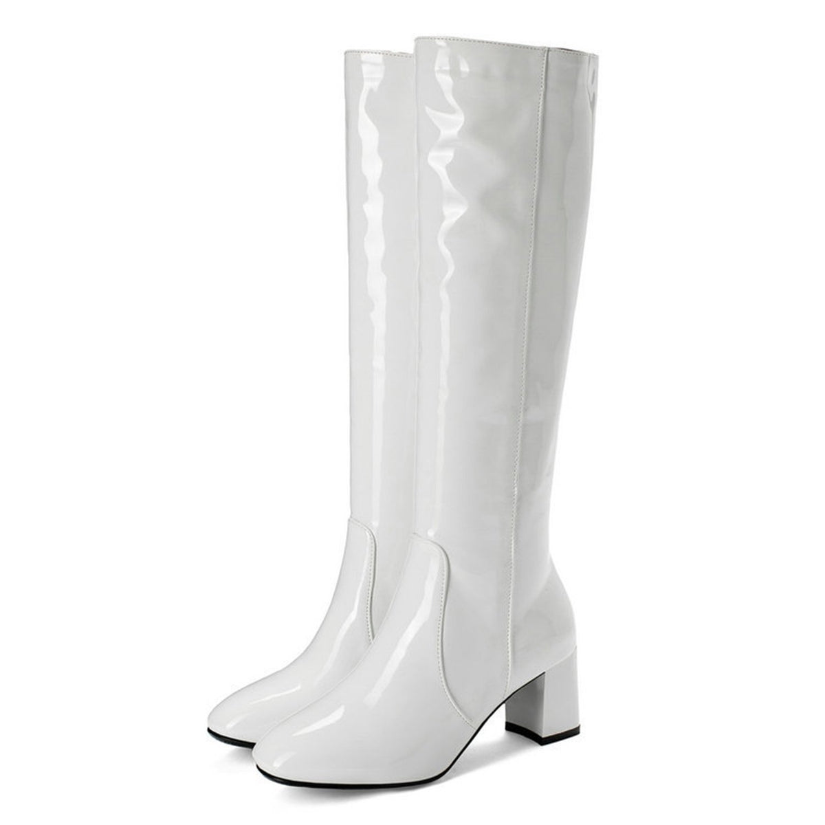 Patent-leather-Knee-High-Long-boots