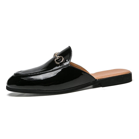 Patent-Leather-Buckle-Slippers-Mules