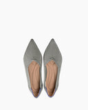 Striped Lightweight Pointed Toe Ladies Flats