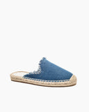 Solid Color Minimalist Espadrille Flat Mules