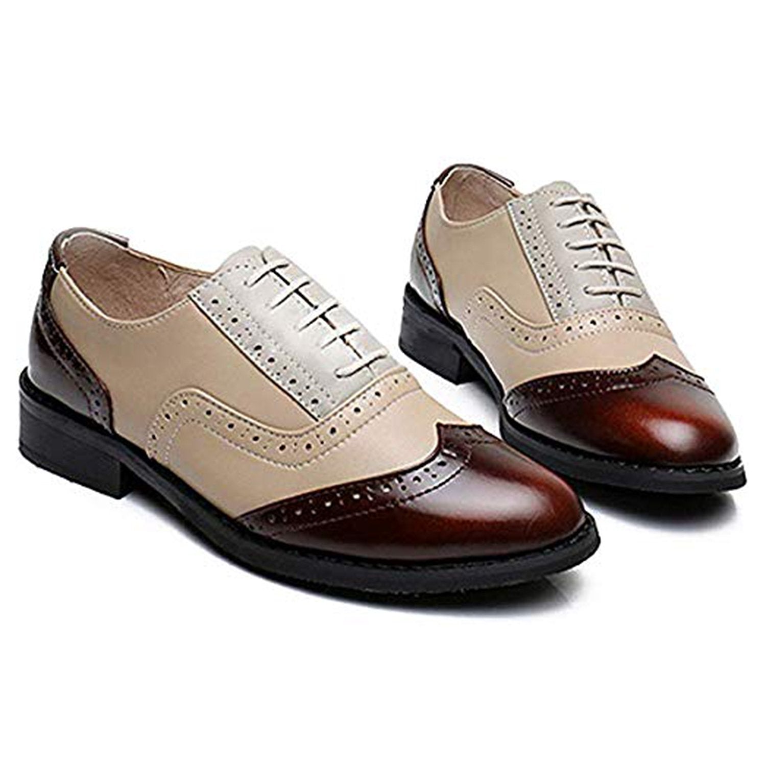 Classical-Leather-Wing-up-Brogues-Flat-Lace-up-Oxford-Shoes-Loafers