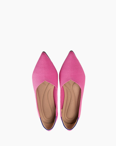 Contrast-Piping-Pointed-Toe-Ballet-Flats