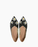Plum-Pattern-Knit-Hollow-Breathable-Ballet