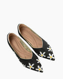 Plum-Pattern-Knit-Hollow-Breathable-Ballet