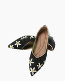 Plum-Pattern-Knit-Hollow-Breathable-Ballet
