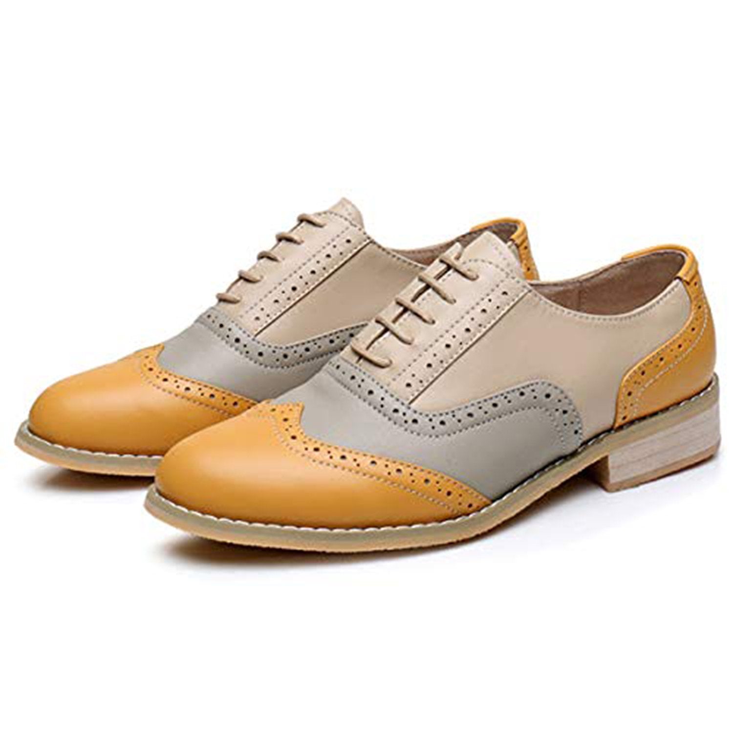 Classical-Leather-Wing-up-Brogues-Flat-Lace-up-Oxford-Shoes-Loafers