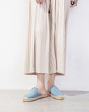 Solid Color Minimalist Espadrille Flat Mules