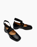 Elegant-Cross-Strap-Ballet-Flat-leather-Loafers